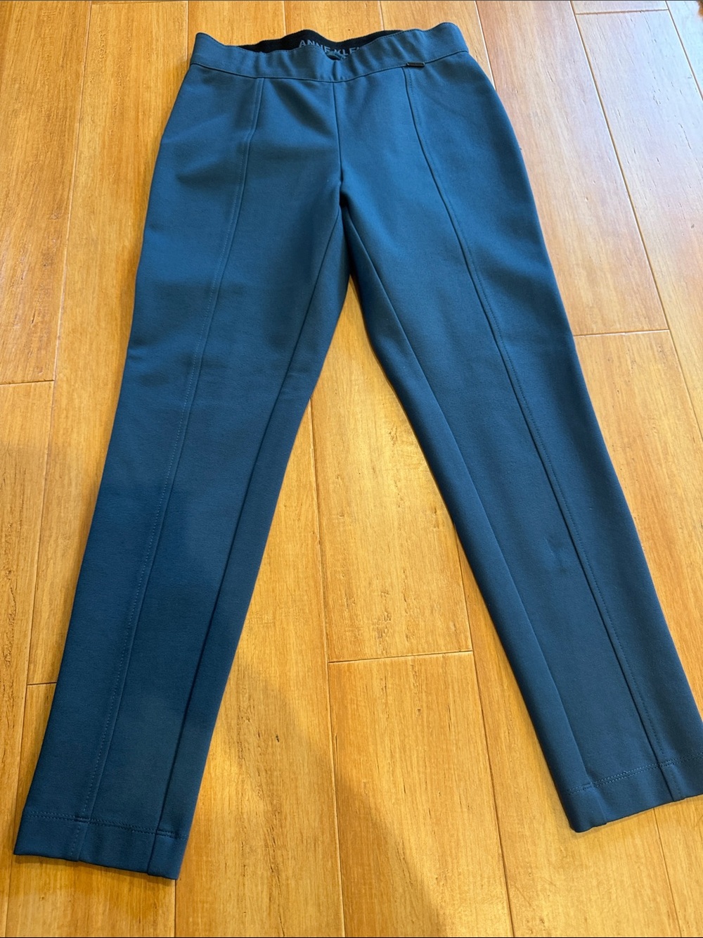 Ann Taylor Teal-Like Slim Dress Pants